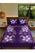 Hand Painted Rayon Bedsheet Set King Size Hand Painted Rayon Bedsheet Set King Size